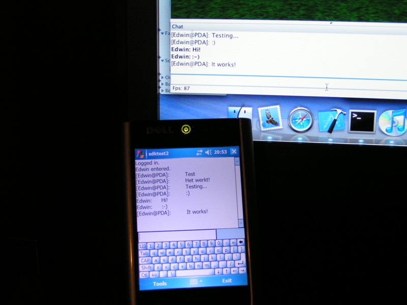 Chat app on Windows Mobile
